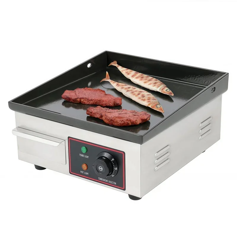 Electric Griddle Flat Top - Ticari Mini Elektrikli Kalbur 14 