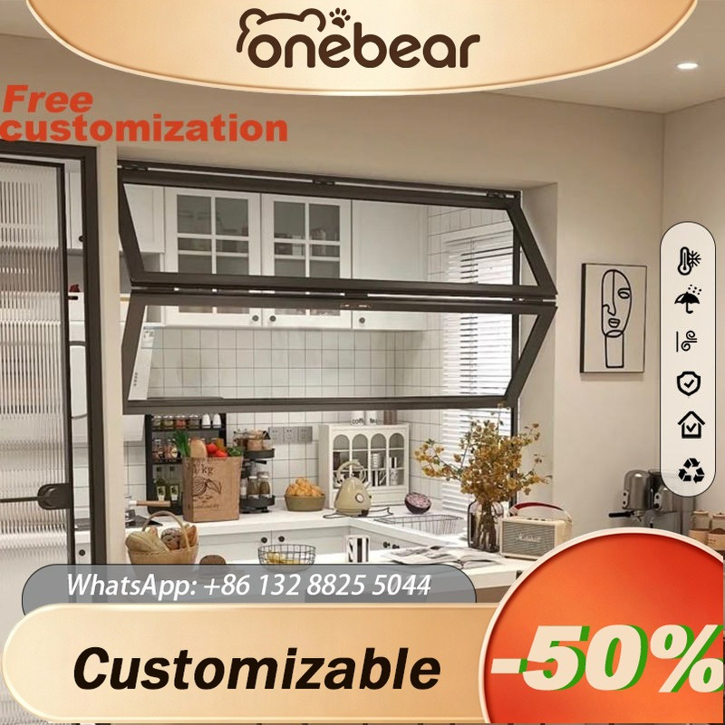 Commercial Kitchen Windows - Yeni ticari dış mekan alüminyum dikey