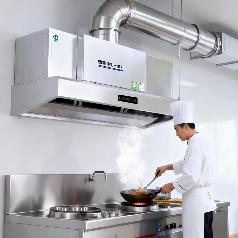 Commercial Kitchen Hood Design - Akıllı Ticari Mutfak Davlumbazı Yeni Tasarım