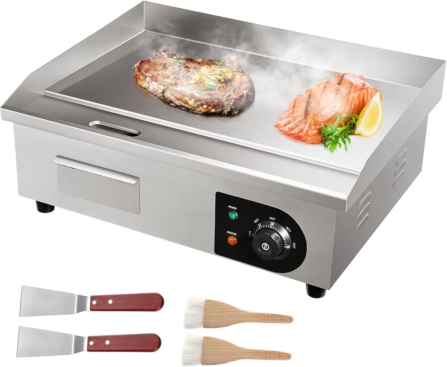 Electric Griddle Flat Top - İskandinav Ticari 22 