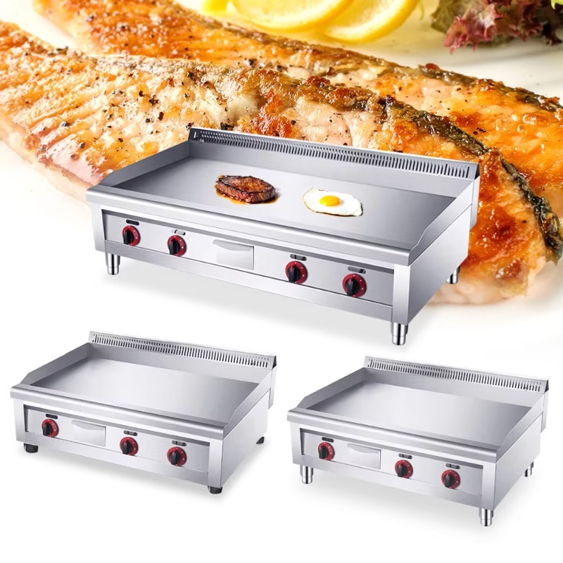 Electric Griddle Flat Top - 16mm Ticari Restoran Mutfak Ekipmanı Burger