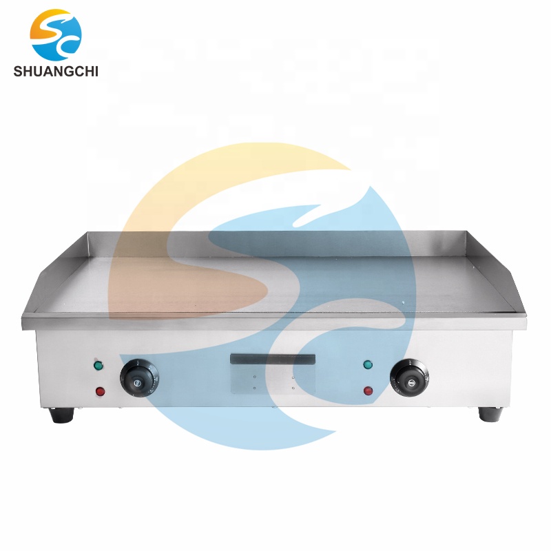 Electric Griddle Flat Top - Shuangchi Ticari Elektrikli Izgara Düz Tabanlı