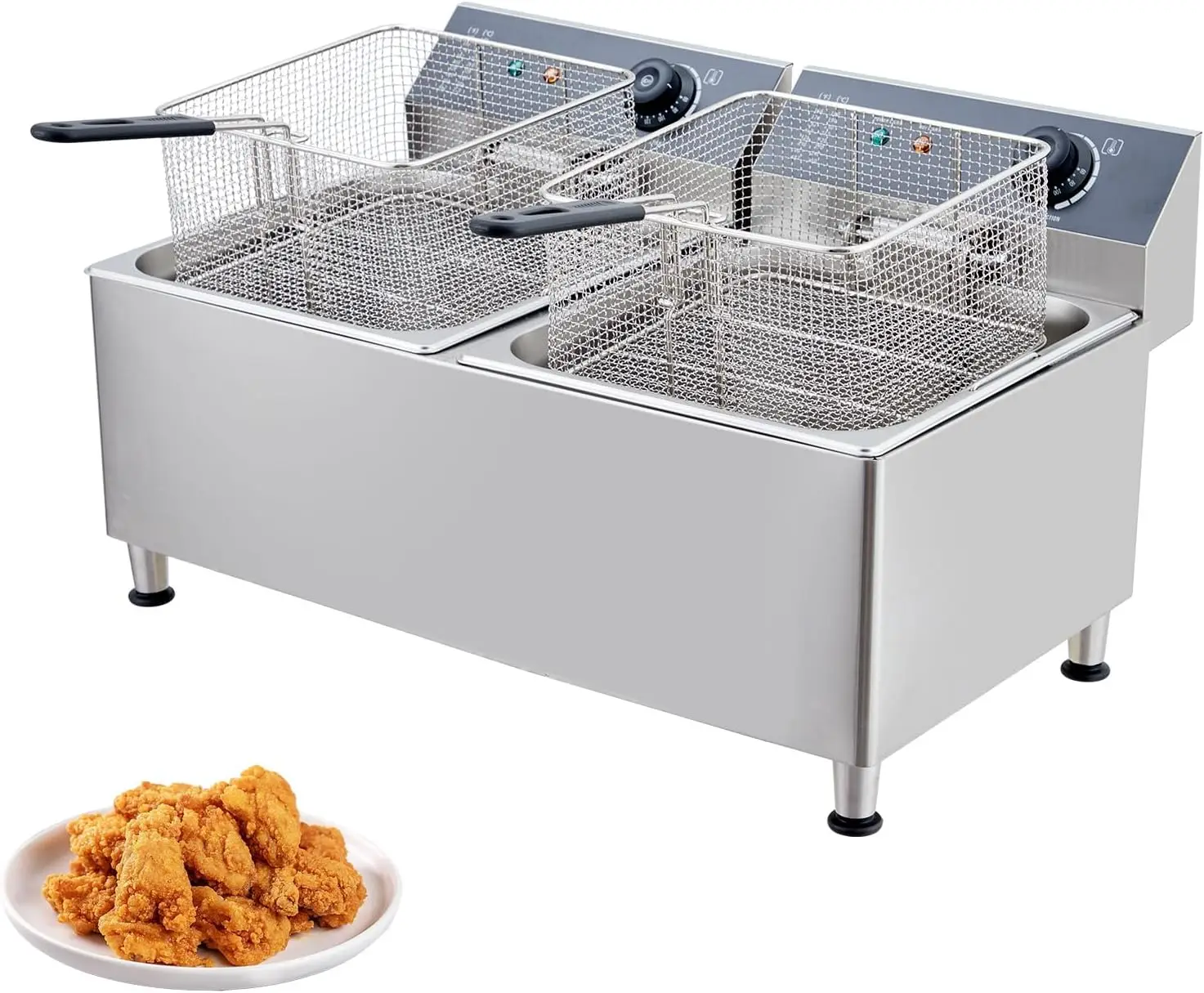 Deep Fryer Commercial - 23.2 Litre Ticari Elektrikli Fritöz, Paslanmaz