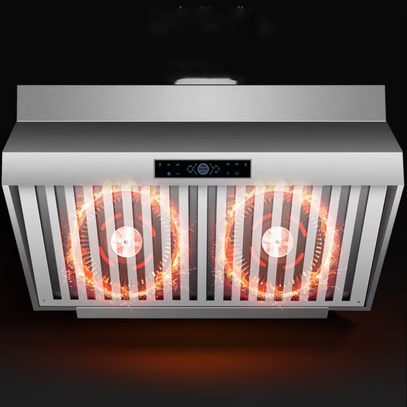 Commercial Kitchen Vent Hood - 2m Paslanmaz Çelik Havalandırmalı Davlumbaz Ticari