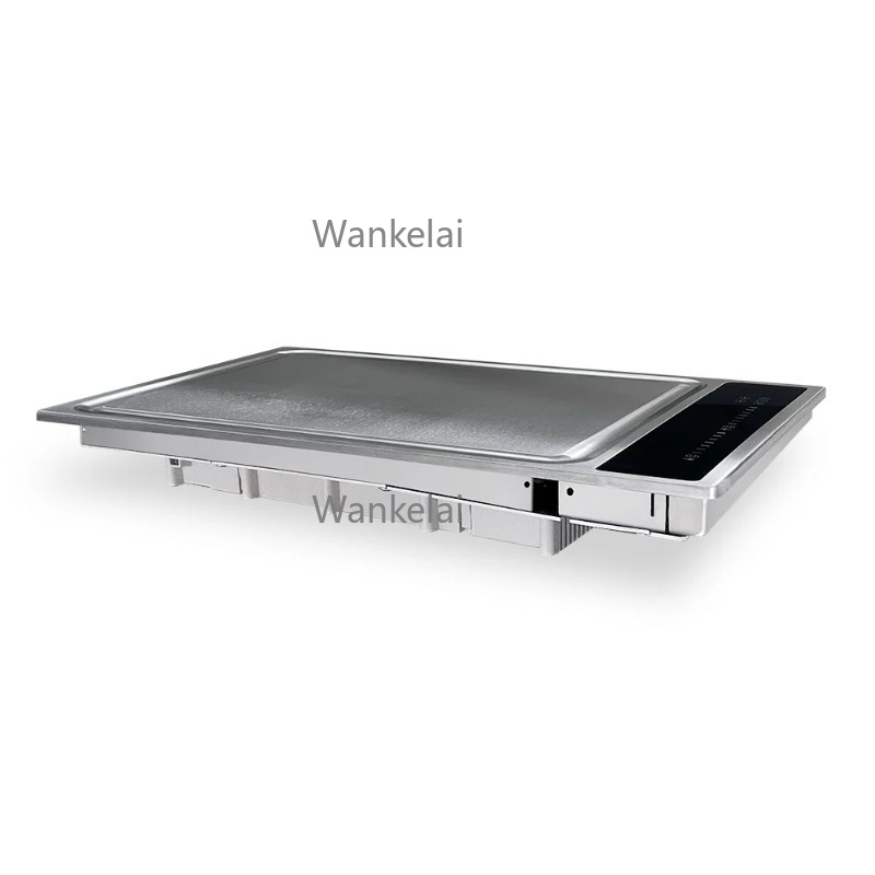 Teppanyaki Grill Table - Ticari Elektrikli İndüksiyon Teppanyaki Izgarası Ankastre
