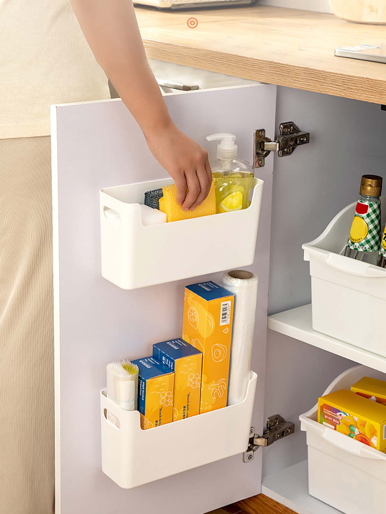 Commercial Kitchen Shed - Delme Gerektirmeyen Dolap Kapısı Düzenleyici Plastik