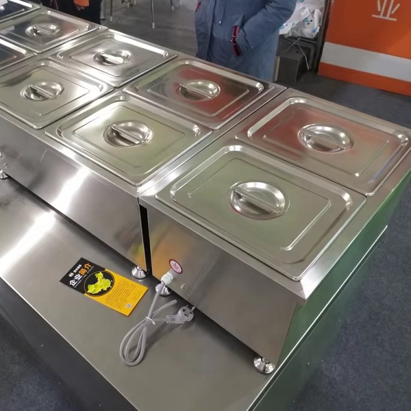 Bain Marie Food Warmer - T Serisi Ticari Mutfak Yemek Isıtıcı