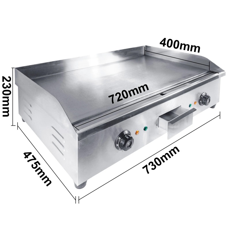 Electric Griddle Flat Top - Yeni Ürün Ticari Elektrikli Izgara Ayarlanabilir