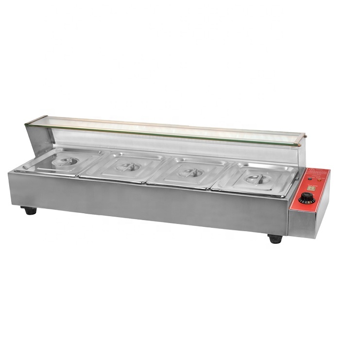 Bain Marie Food Warmer - Ticari Elektrikli Çorba Isıtıcısı Teşhir Benmari