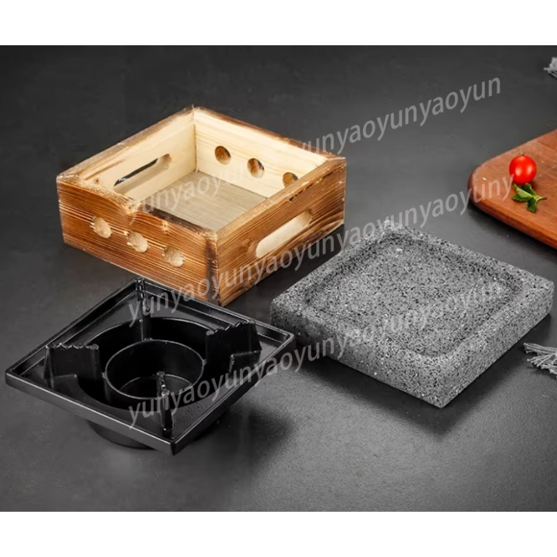 Oluklu Yoğun Delikli Volkanik  - Teppanyaki Grill Table incelemesi ve fiyatı