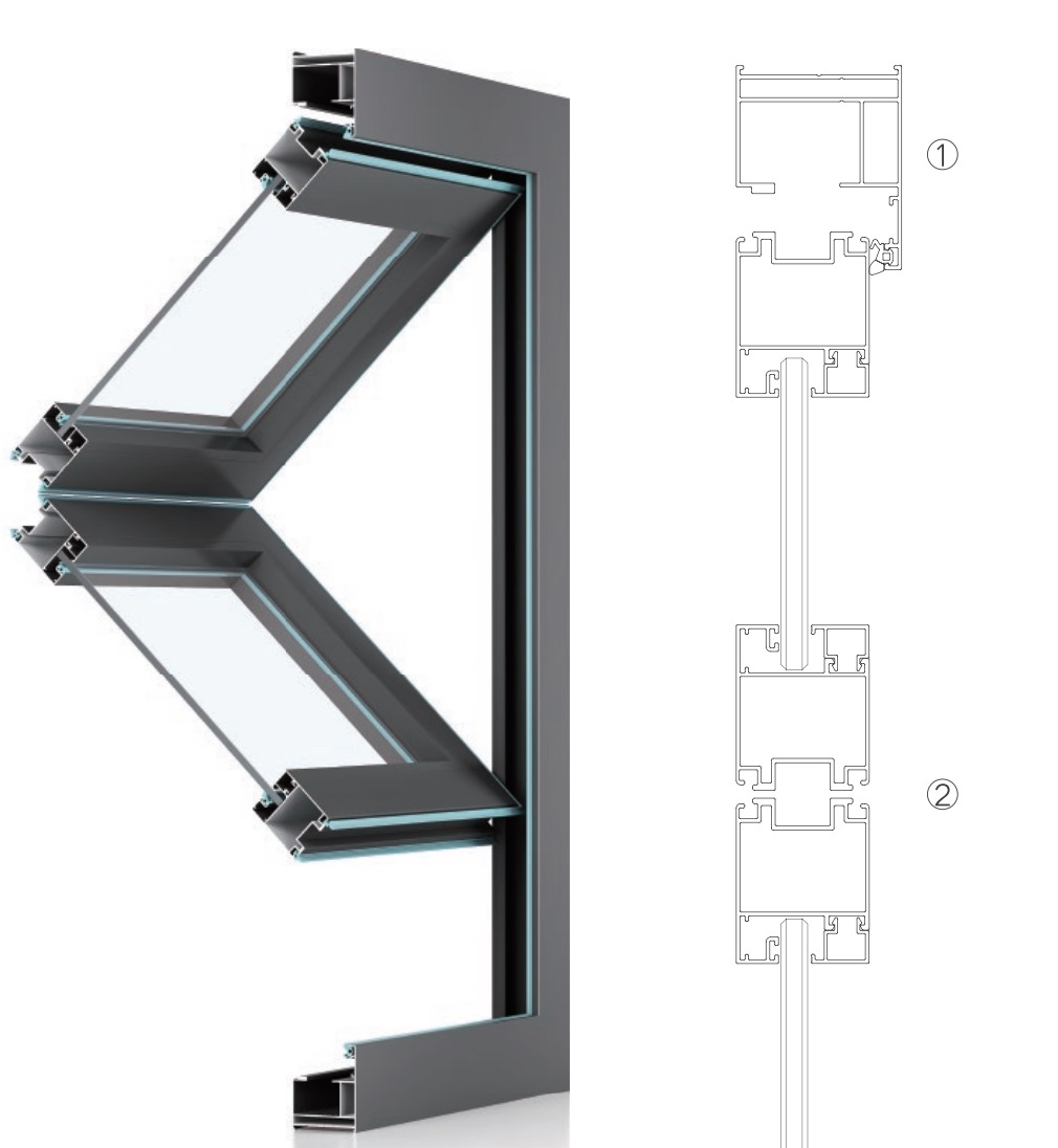 Yeni ticari dış mekan alüminyu - Commercial Kitchen Windows incelemesi ve fiyatı