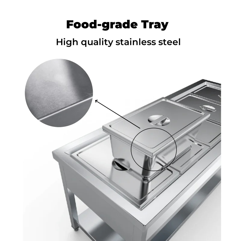 Yemek Isıtıcısı, Paslanmaz Çel - Bain Marie Food Warmer incelemesi ve fiyatı