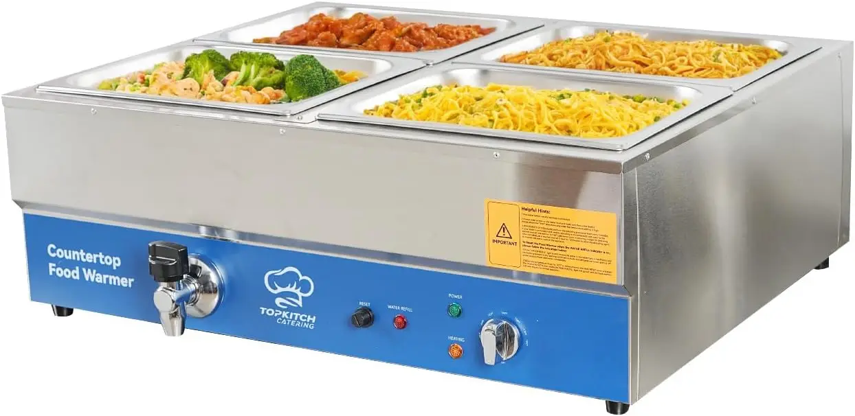 ETL Sertifikalı 4 Bölmeli Tica - Bain Marie Food Warmer incelemesi ve fiyatı