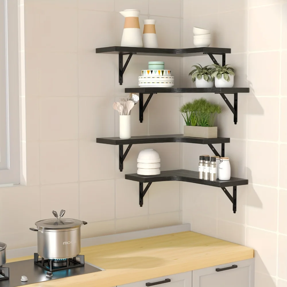 Doğal Ahşap Desenli Yüzer Rafl - Commercial Kitchen Shed incelemesi ve fiyatı