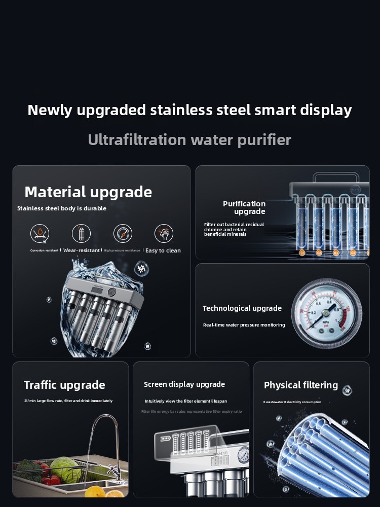 Su arıtıcı ev tipi doğrudan iç - Commercial Kitchen Water Filter incelemesi ve fiyatı
