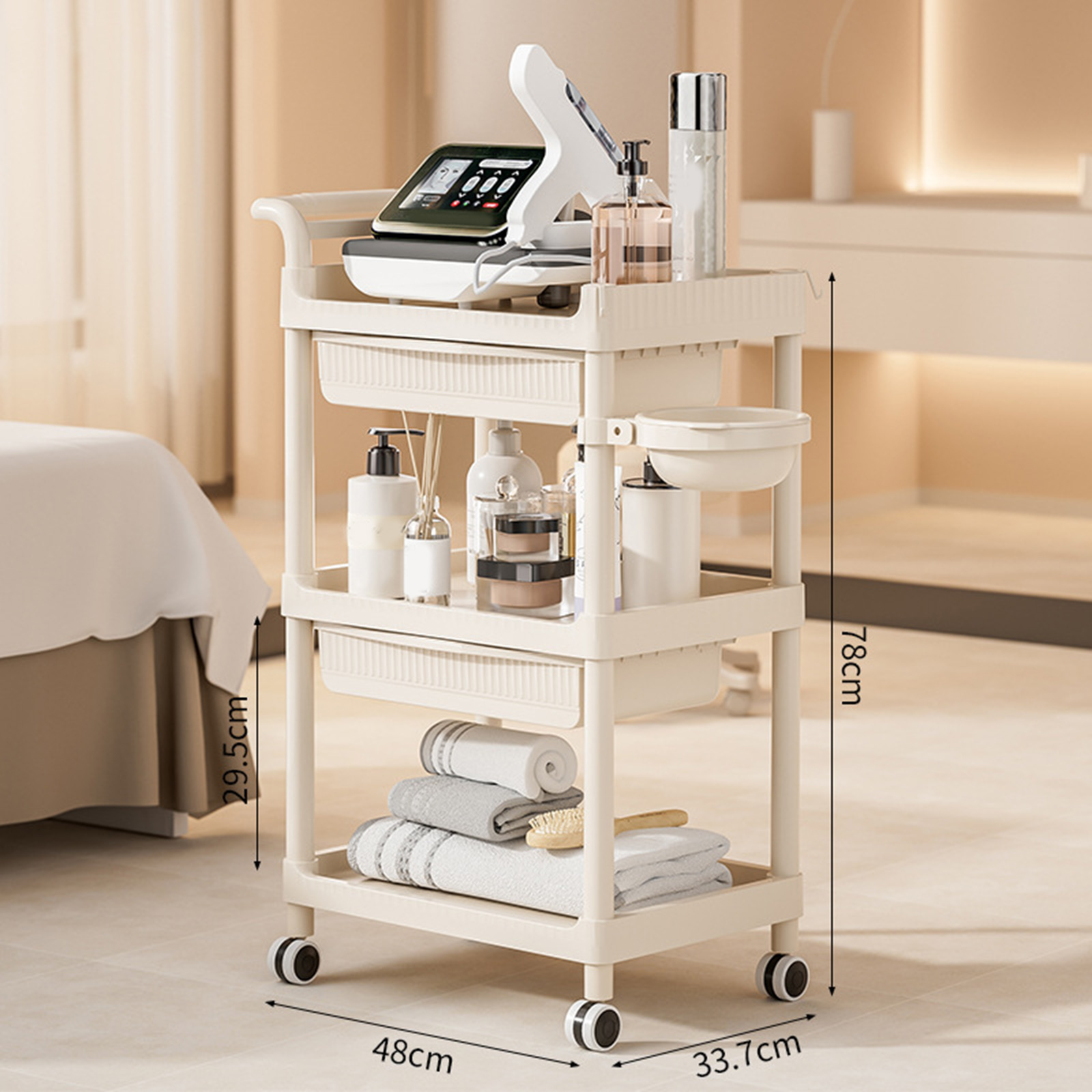 3 katmanlı arabası güzellik sa - Commercial Kitchen Management incelemesi ve fiyatı