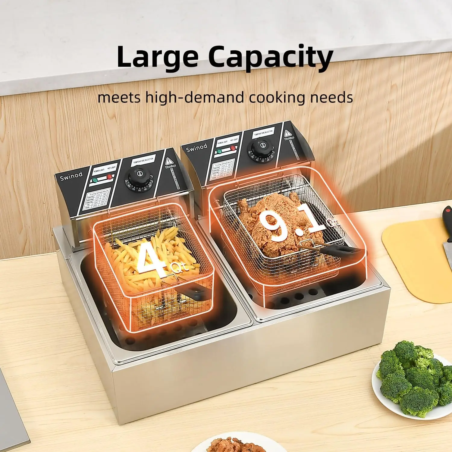 Sepetli Ticari Fritöz, 3400W 1 - Deep Fryer Commercial incelemesi ve fiyatı