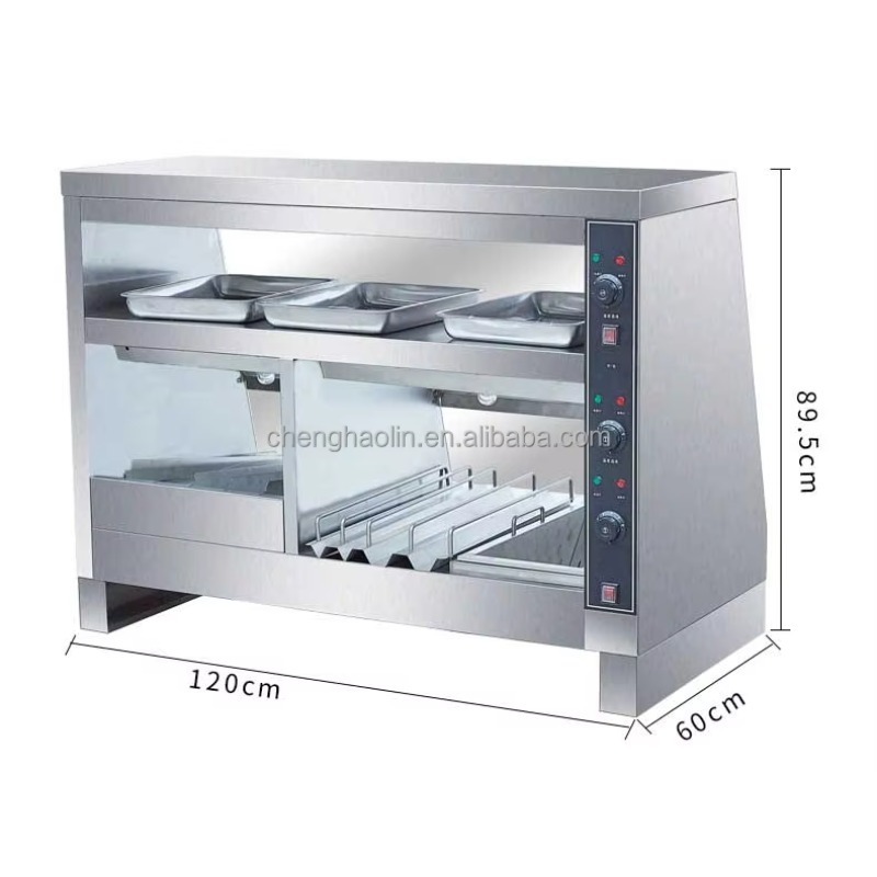 Gıda Isıtma Hamburger Kızarmış - Commercial Kitchen Cabinet incelemesi ve fiyatı