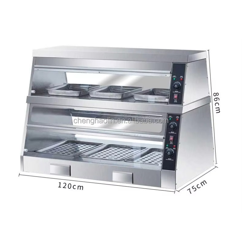 Gıda Isıtma Hamburger Kızarmış - Commercial Kitchen Cabinet incelemesi ve fiyatı