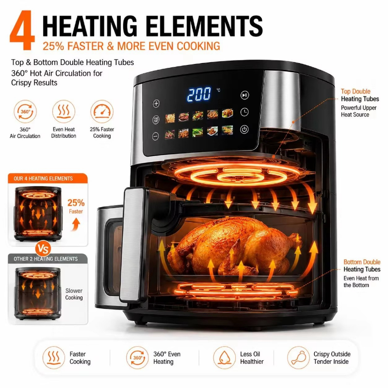 Evde Kullanım İçin 8.5L Hava F - Deep Fryer Commercial incelemesi ve fiyatı