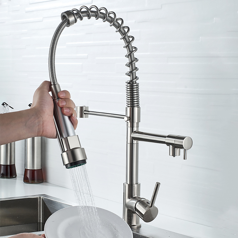 DQOK Siyah Fırçalanmış Bahar A - Commercial Kitchen Faucet incelemesi ve fiyatı