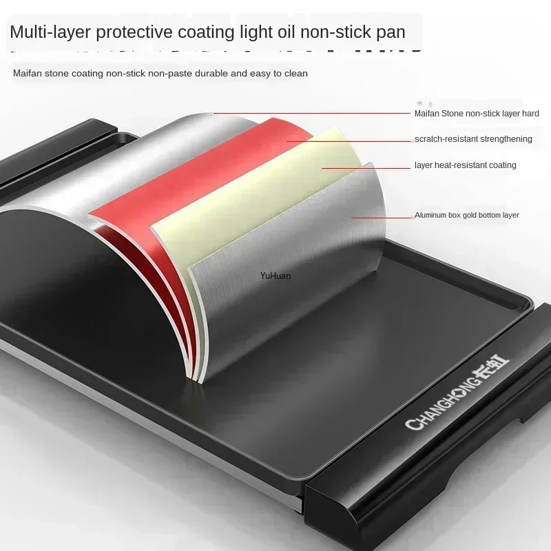 Evde dumansız büyük elektrikli - Electric Griddle Flat Top incelemesi ve fiyatı
