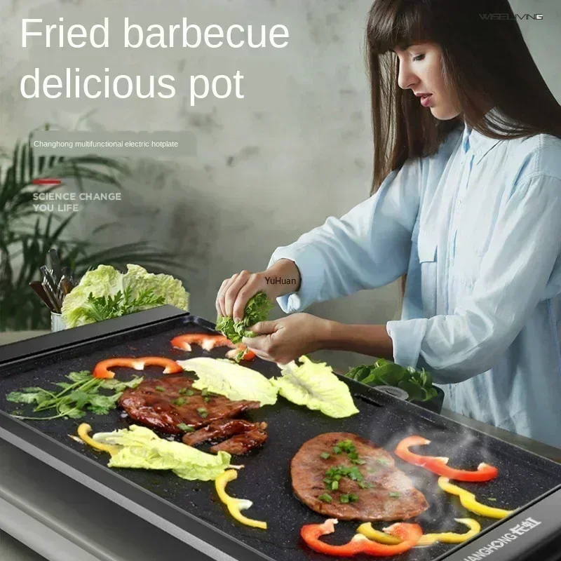 Evde dumansız büyük elektrikli - Electric Griddle Flat Top incelemesi ve fiyatı