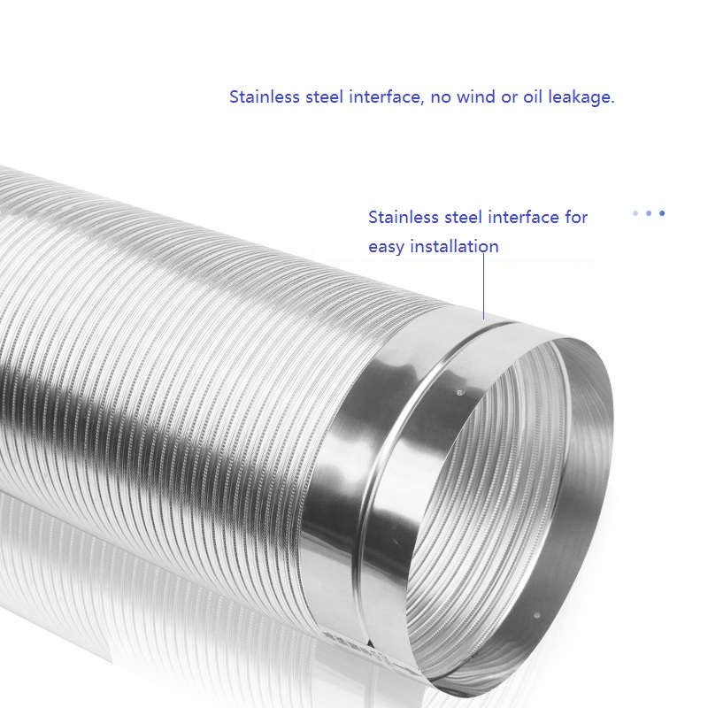 Φ90-180mm Saf Alüminyum Duman  - Commercial Kitchen Ventilation incelemesi ve fiyatı