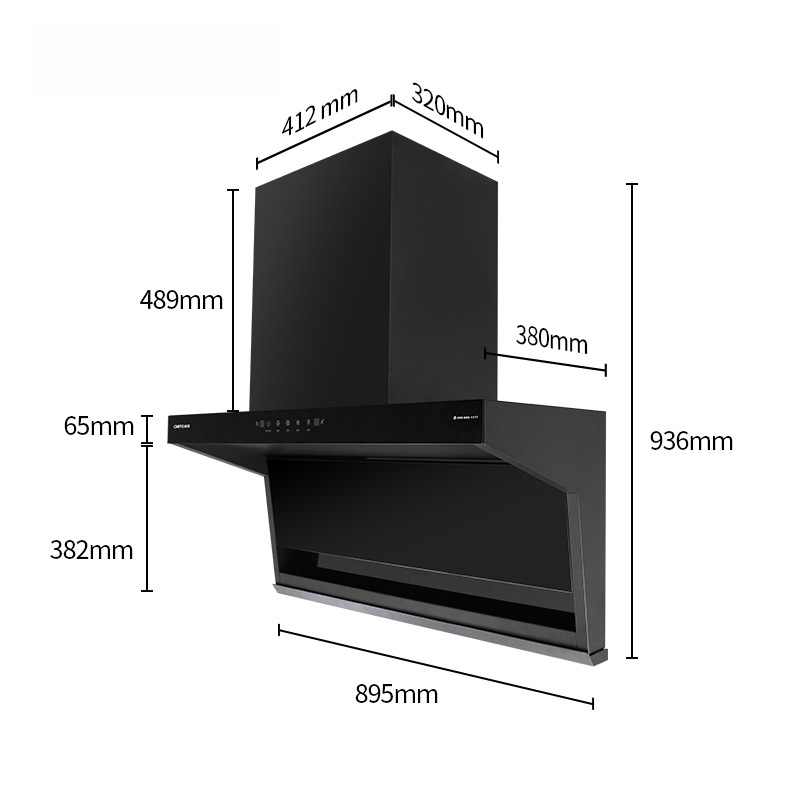 Ticari Duvara Monte Davlumbaz  - Commercial Kitchen Hood Design incelemesi ve fiyatı