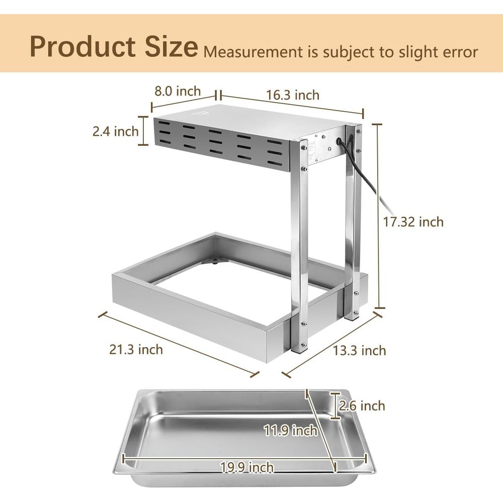 Patates Kızartması Isıtıcı, Ti - Commercial Kitchen Warmer incelemesi ve fiyatı
