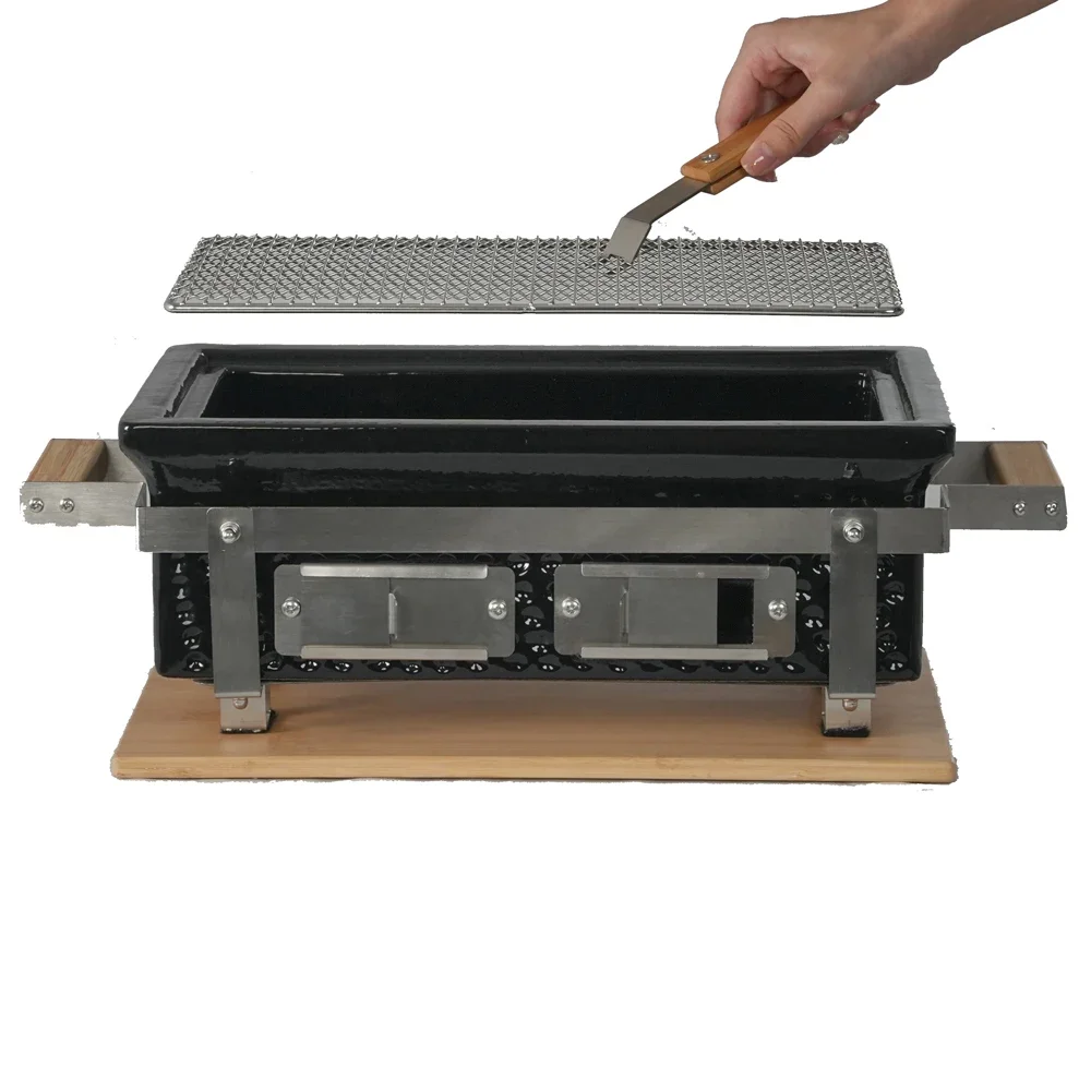 Japon Tarzı Seramik Barbekü Ke - Teppanyaki Grill Table incelemesi ve fiyatı