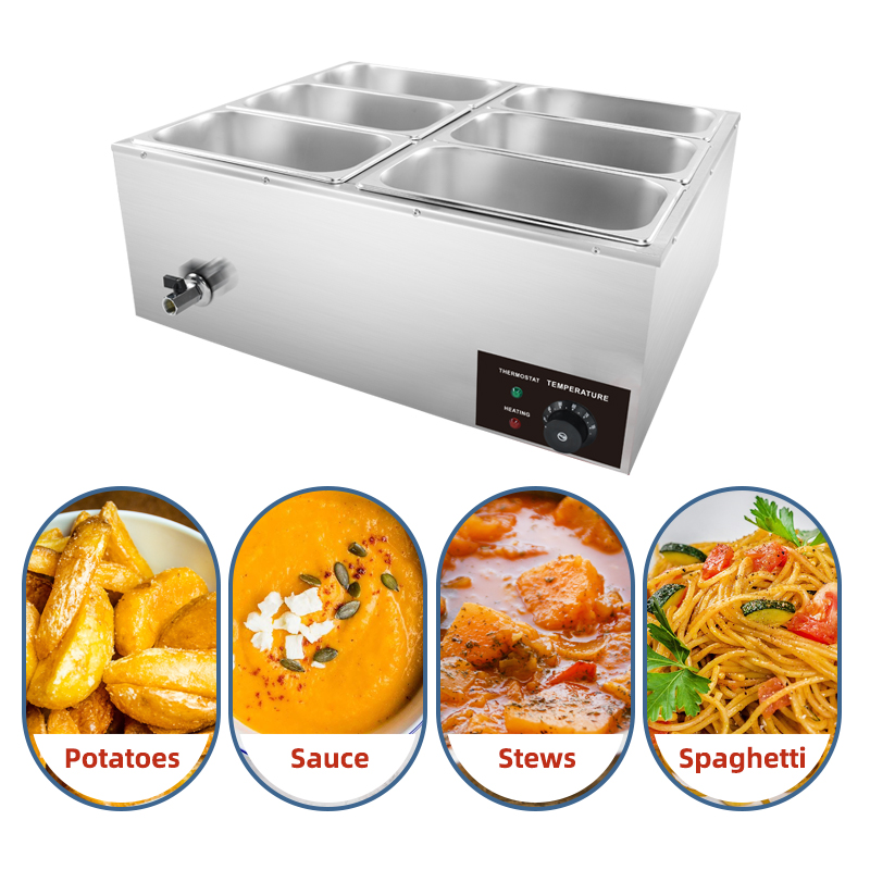Paslanmaz Çelik Elektrikli Yem - Bain Marie Food Warmer incelemesi ve fiyatı