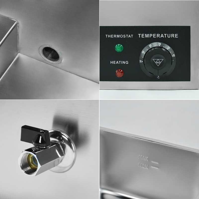 Paslanmaz Çelik Elektrikli Yem - Bain Marie Food Warmer incelemesi ve fiyatı