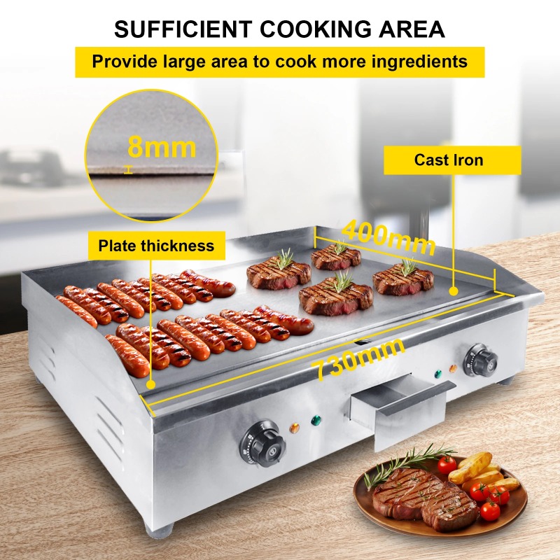 Yeni Ürün Ticari Elektrikli Iz - Electric Griddle Flat Top incelemesi ve fiyatı
