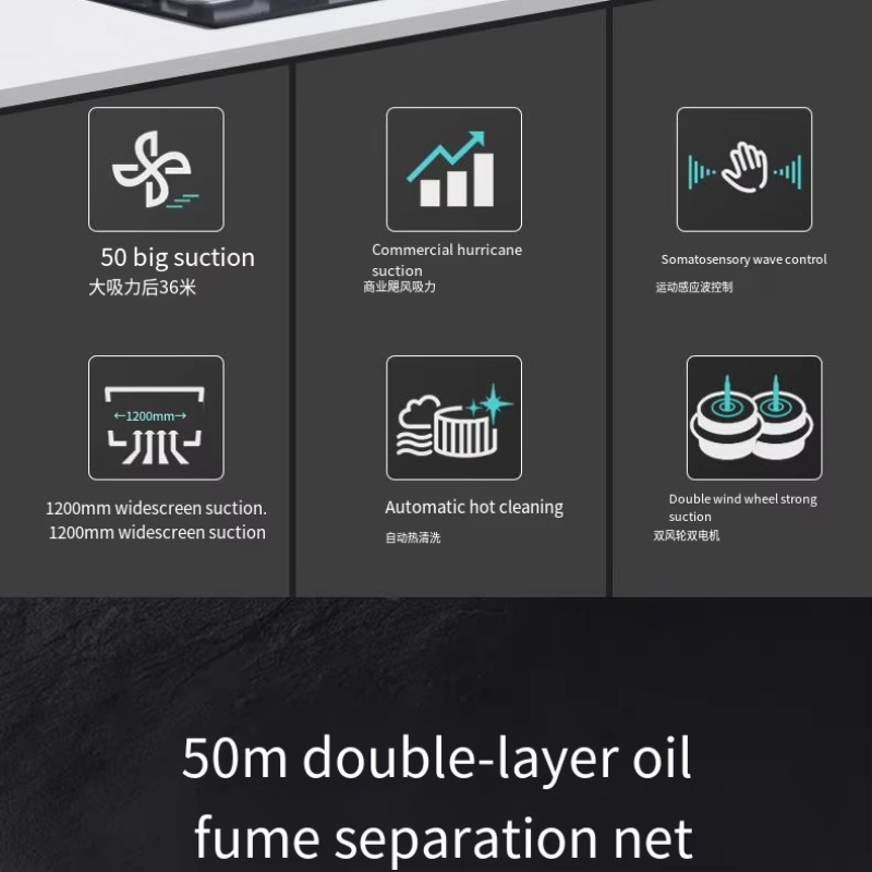 1.5m Paslanmaz Çelik Davlumbaz - Commercial Exhaust Hood incelemesi ve fiyatı