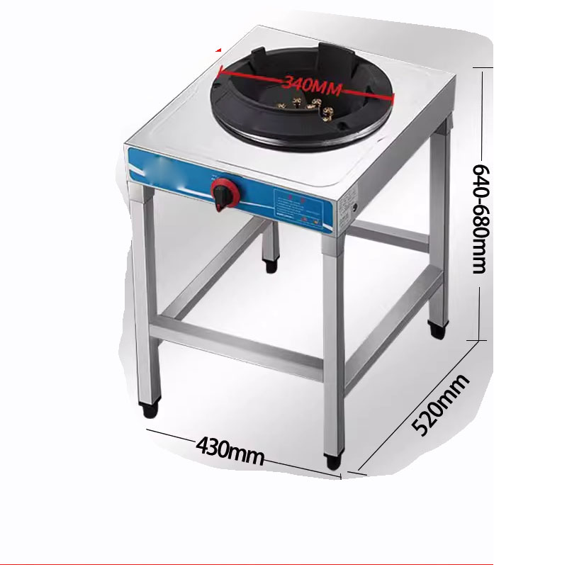 Ticari Şiddetli Ateşli Ocak Re - Commercial Kitchen Gas Stove incelemesi ve fiyatı