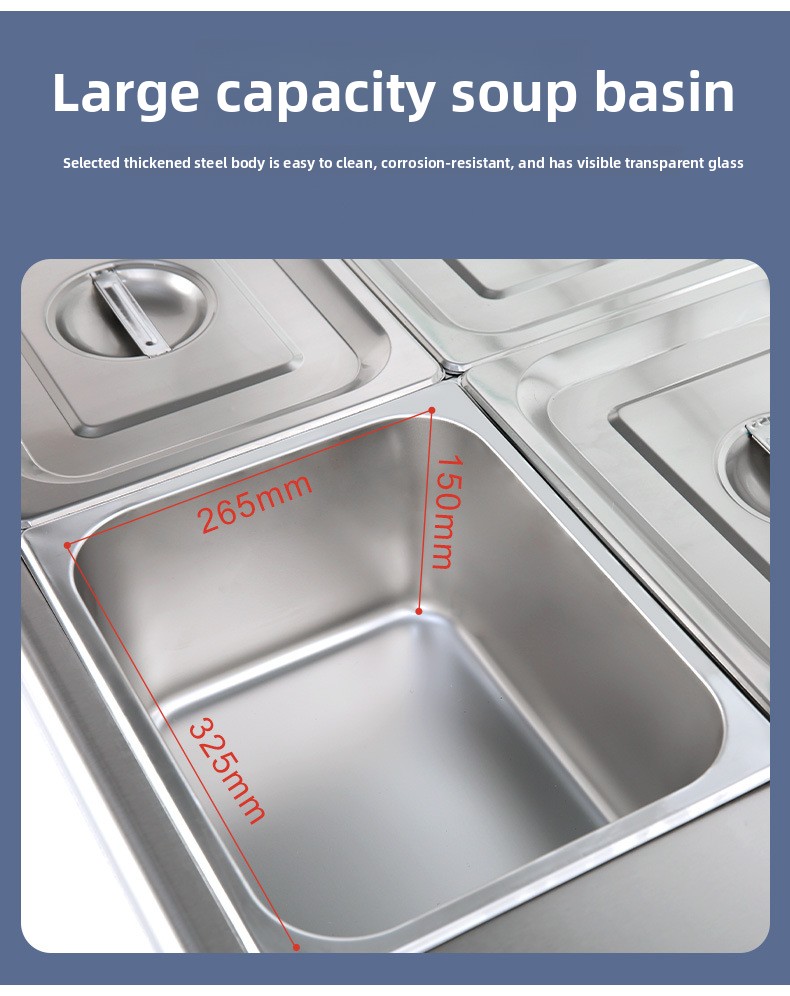 Yüksek Kaliteli Paslanmaz Çeli - Bain Marie Food Warmer incelemesi ve fiyatı